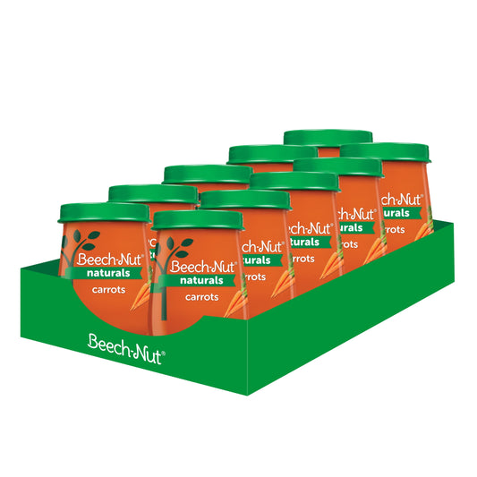 Naturals Stage 1 Baby Food, Carrots, 4 Oz Jar (10 Pack)