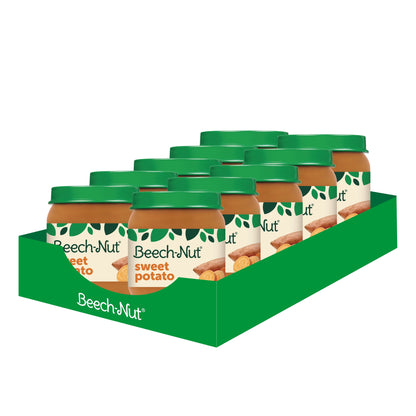 Stage 2 Baby Food, Sweet Potato, 4 Oz Jar (10 Pack)